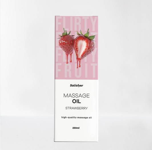 Satisfyer aceite de masaje aroma "Fresa"