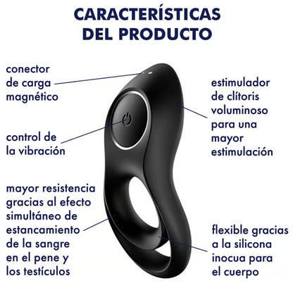 Satisfyer anillo vibrador "Duo - Legendary"