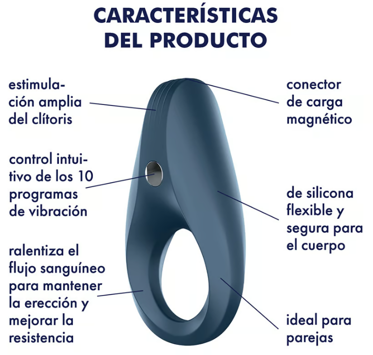 Satisfyer anillo vibrador "One - Rocket"