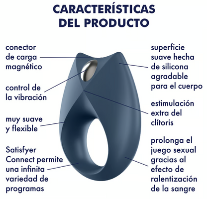 Satisfyer anillo vibrador "One - Royal" (con app)
