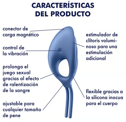 Satisfyer anillo vibrador "Swordsman"