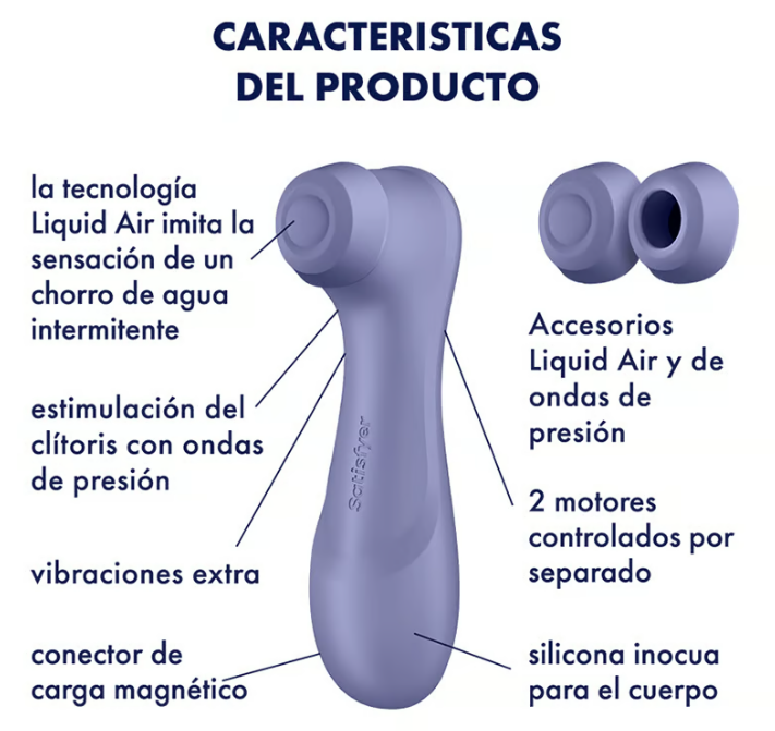 Satisfyer succionador de clítoris con vibración "Pro 2 Gen 3" lila