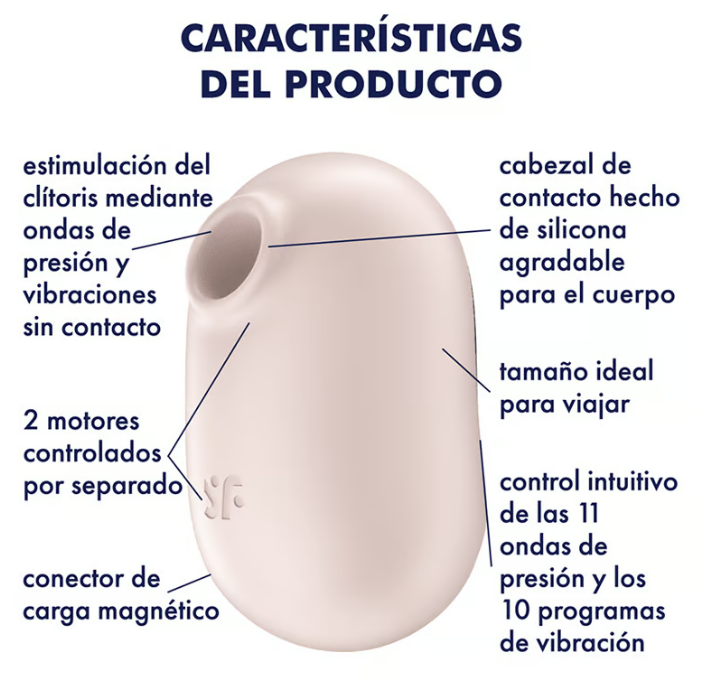 Satisfyer succionador de clítoris con vibración "Pro To Go 2" rosa