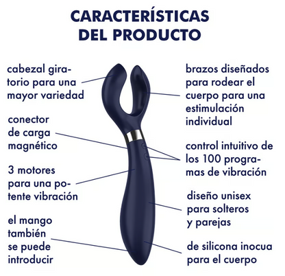 Satisfyer vibrador "Endless Fun" azul