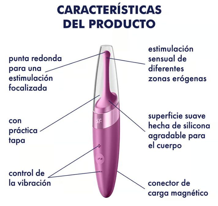 Satisfyer vibrador "Twirling Delight" lila