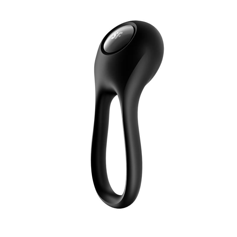 Satisfyer anillo vibrador de lazo rotatorio "Majestic Duo" - Negro