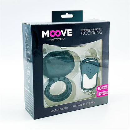 Moove anillo vibrador con control remoto "Negro"