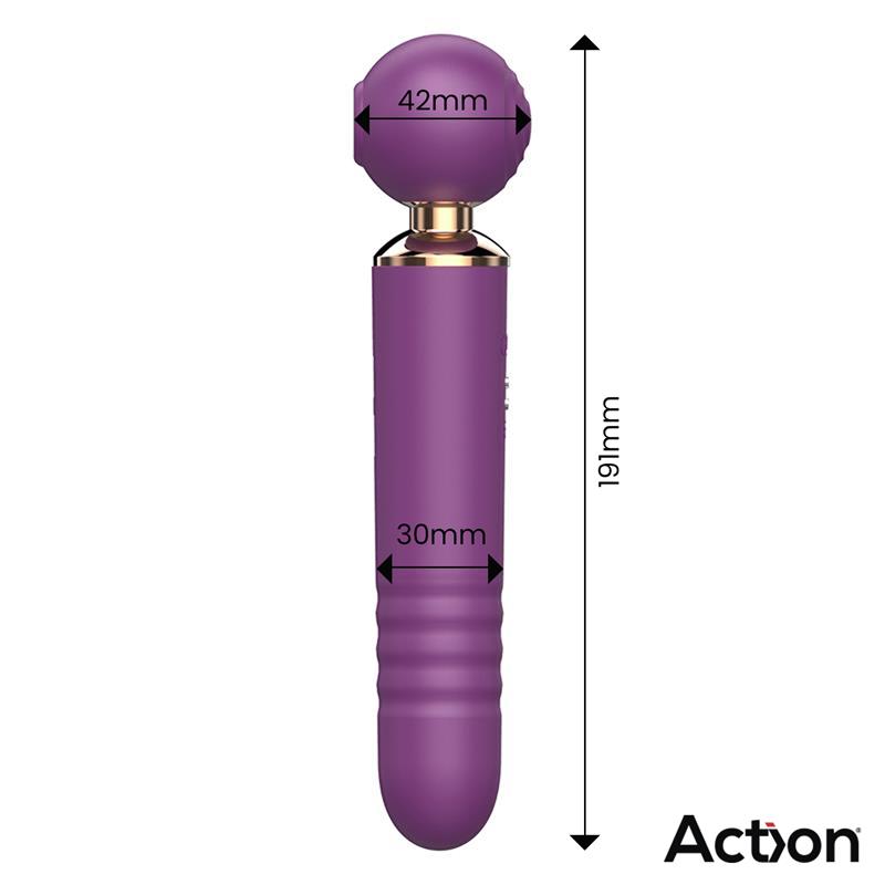 Action masajeador con succión y thrusting "Arion"