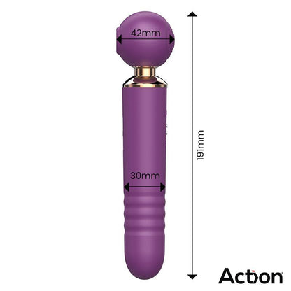 Action masajeador con succión y thrusting "Arion"