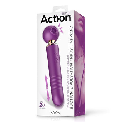 Action masajeador con succión y thrusting "Arion"