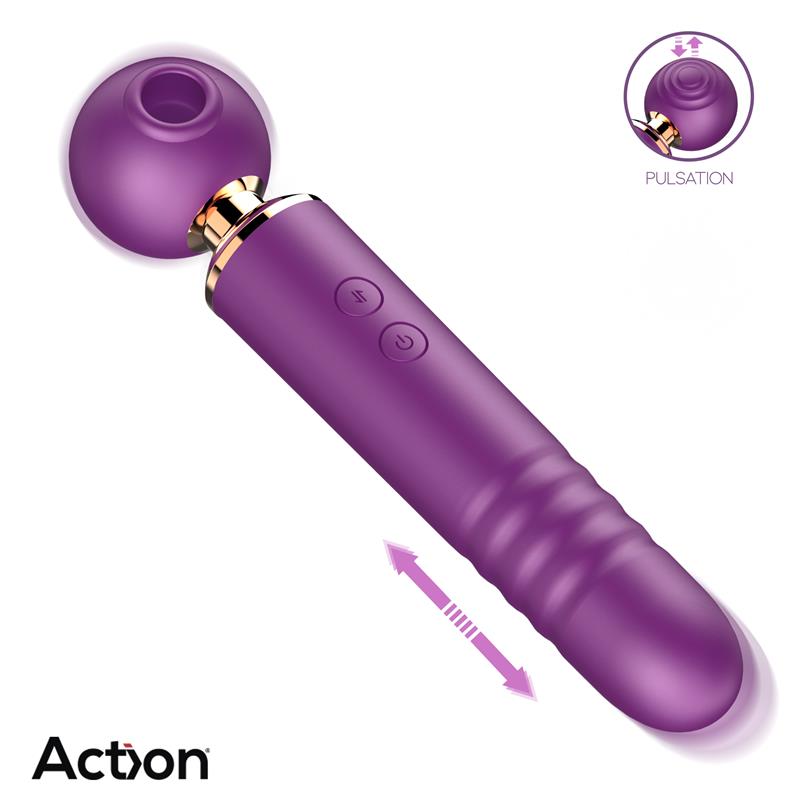 Action masajeador con succión y thrusting "Arion"