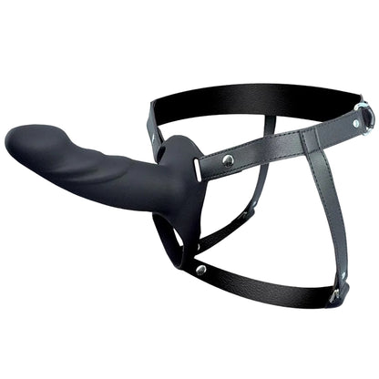 Action arnés strap-on con dildo hueco de silicona premium "Sniper"