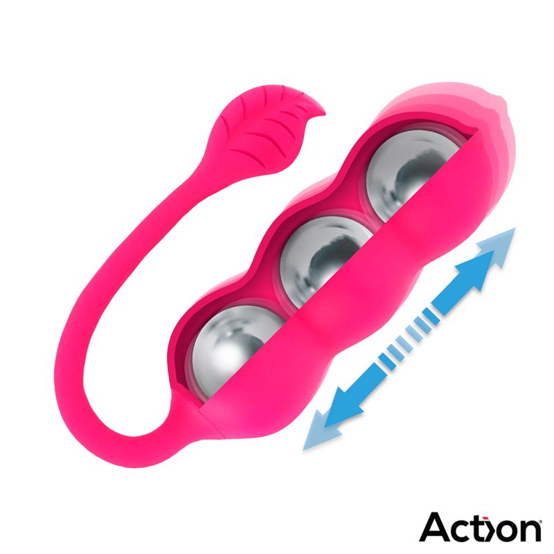 Action huevo vibrador y entrenador de suelo pélvico "Beany"