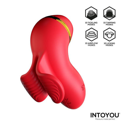 INTOYOU estimulador con succión, tapping, tickling y licking "Beeny"