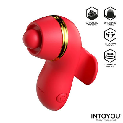 INTOYOU estimulador con succión, tapping, tickling y licking "Beeny"
