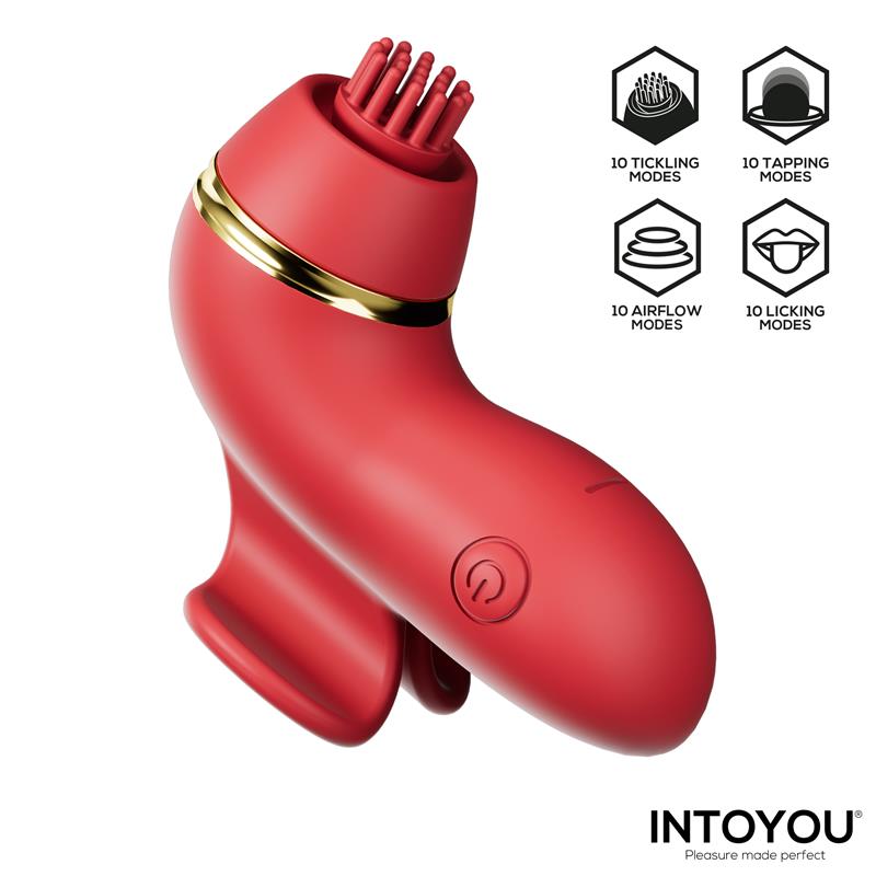 INTOYOU estimulador con succión, tapping, tickling y licking "Beeny"