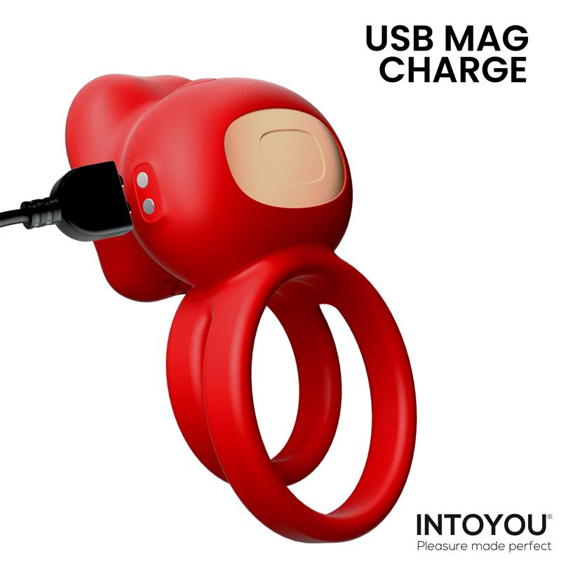 Intoyou anillo vibrador con mordisqueo "Bittey"
