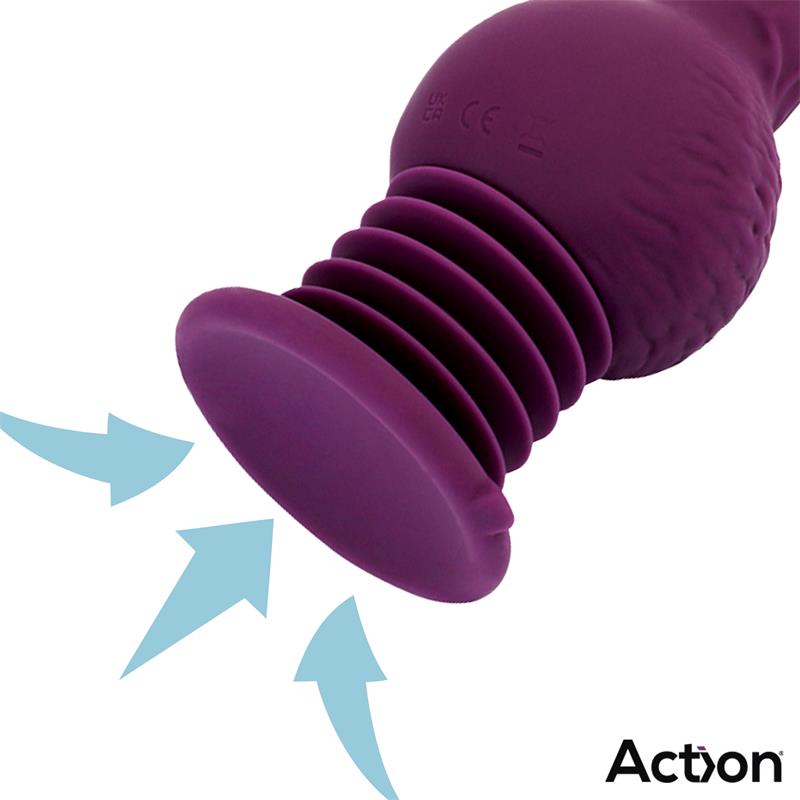 Action vibrador con thrusting y ventosa "Ultra Jet Thruster"