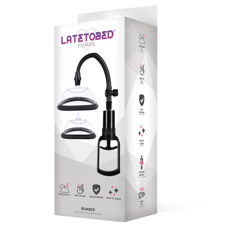 Latetobed bomba manual para clítoris con 2 copas "Bumber"