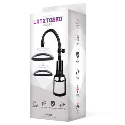 Latetobed bomba manual para clítoris con 2 copas "Bumber"