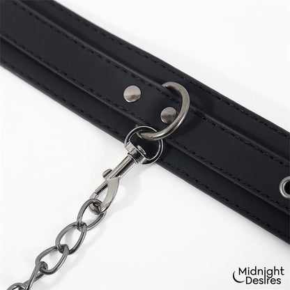 Midnight Desires collar con esposas para tobillos "Collar con Esposas para Tobillos con Cadena"