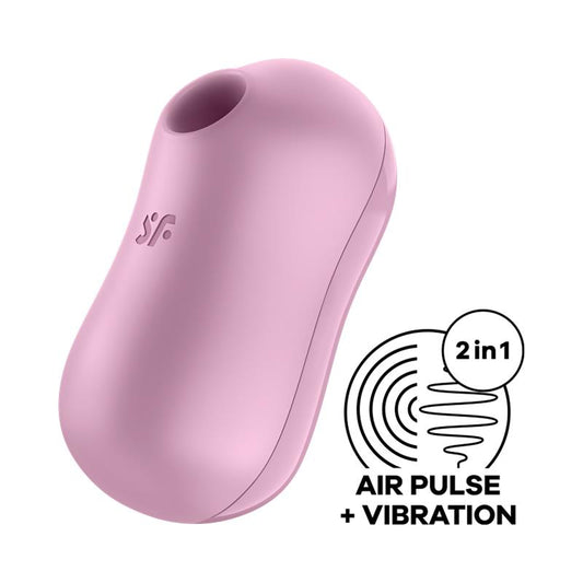 Satisfyer succionador de clítoris y vibrador "Cotton Candy" lila