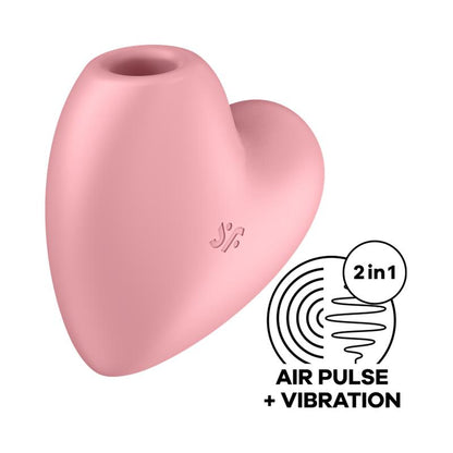 Satisfyer succionador de clítoris con vibración "Cutie Heart" - Rosa
