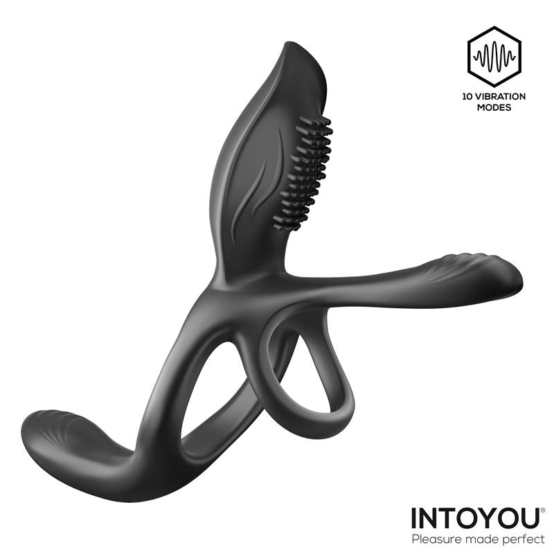 Intoyou doble anillo para el pene con estimulador de clítoris "Daxer"