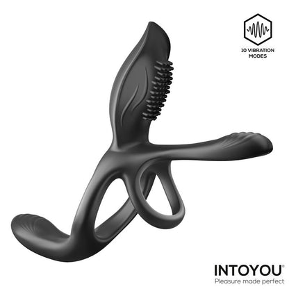 Intoyou doble anillo para el pene con estimulador de clítoris "Daxer"