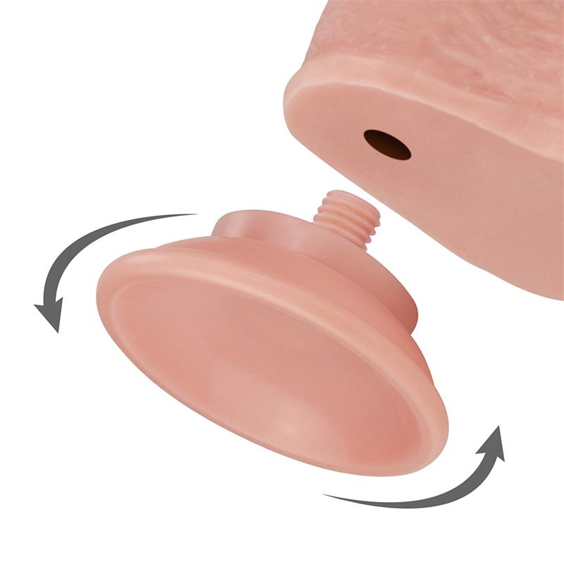 Lovetoy dildo con Piel Retractil 7 Natural