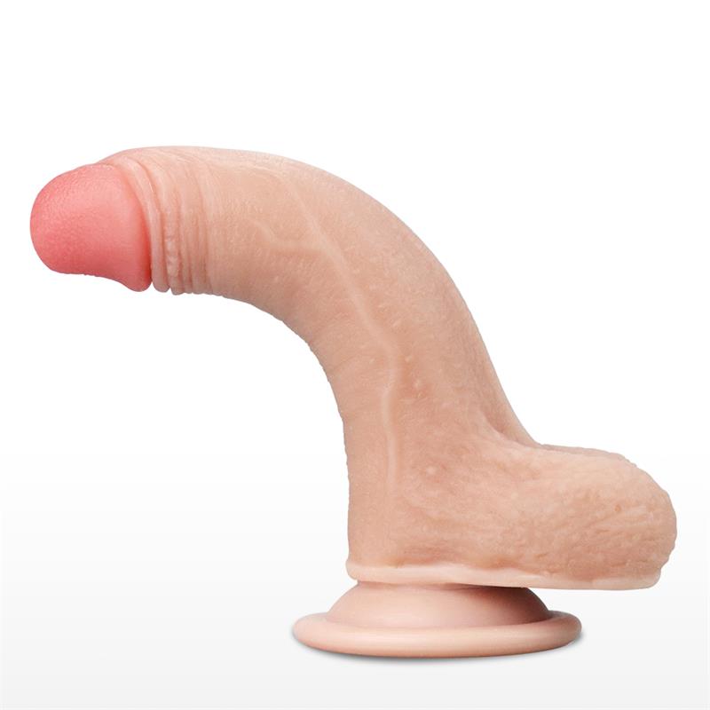 Lovetoy dildo con Piel Retractil 7 Natural