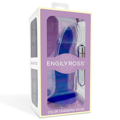Dildox by Engily Ross dildo con vibración que cambia de color "Azul a Púrpura"