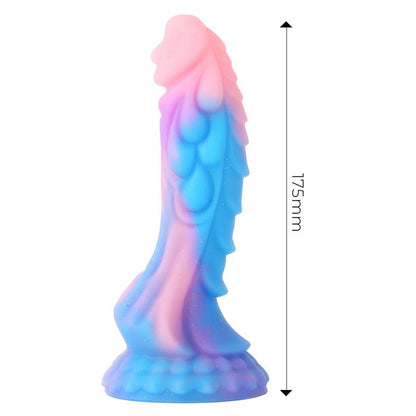 Dildox by Engily Ross dildo de fantasía con ventosa "Dragón Brilla en la Oscuridad"