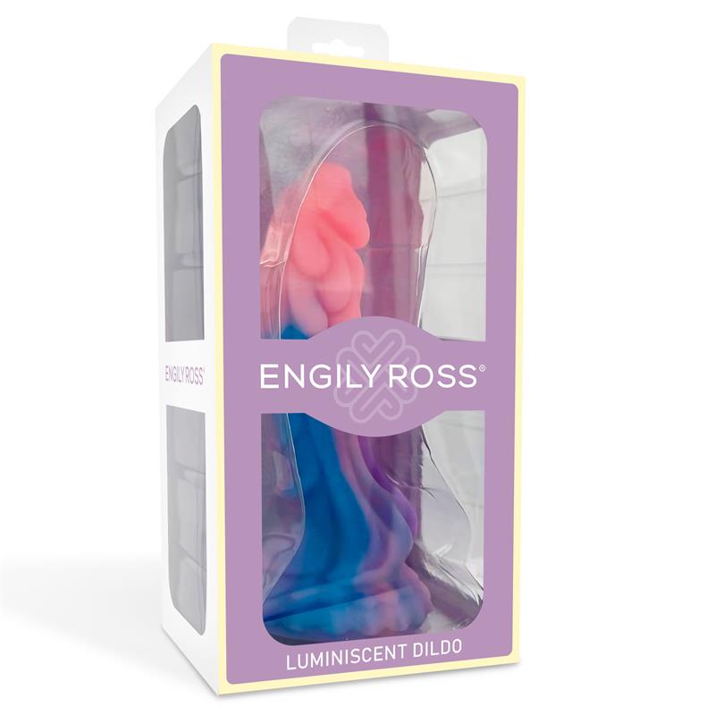 Dildox by Engily Ross dildo de fantasía con ventosa "Dragón Brilla en la Oscuridad"
