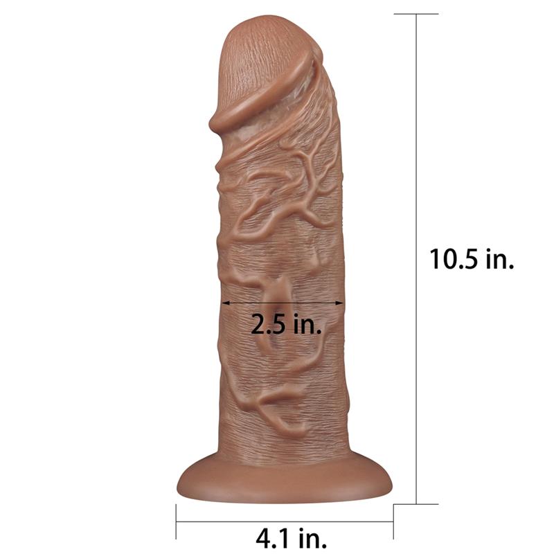 Lovetoy dildo King 10.5 Marrón