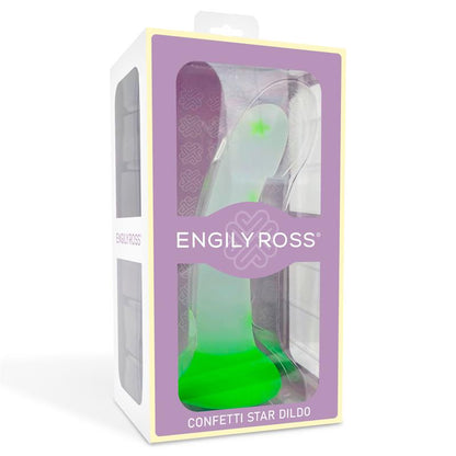 Dildox by Engily Ross dildo que brilla en la oscuridad "Confetti Star"
