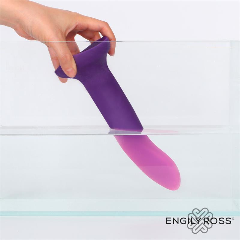 Dildox by Engily Ross dildo de silicona líquida que cambia de color "Púrpura a Rosa"