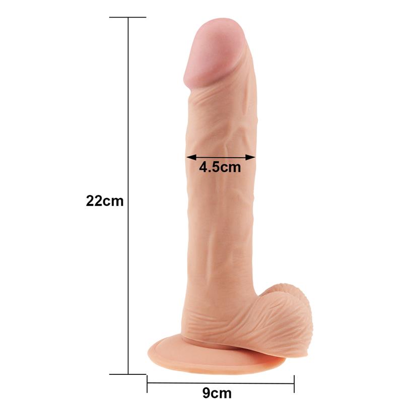 Lovetoy dildo The Ultra Soft Dude 9 Natural