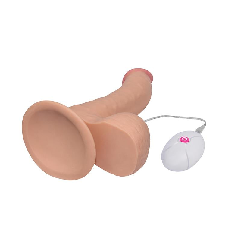 Lovetoy dildo The Ultra Soft Dude con Vibración 8.8 Natural