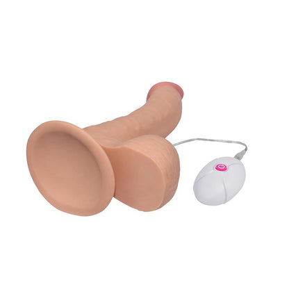 Lovetoy dildo The Ultra Soft Dude con Vibración 8.8 Natural