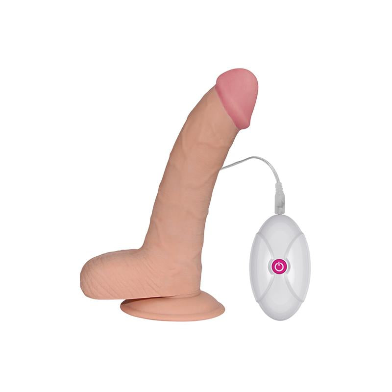 Lovetoy dildo The Ultra Soft Dude con Vibración 8.8 Natural - Natural