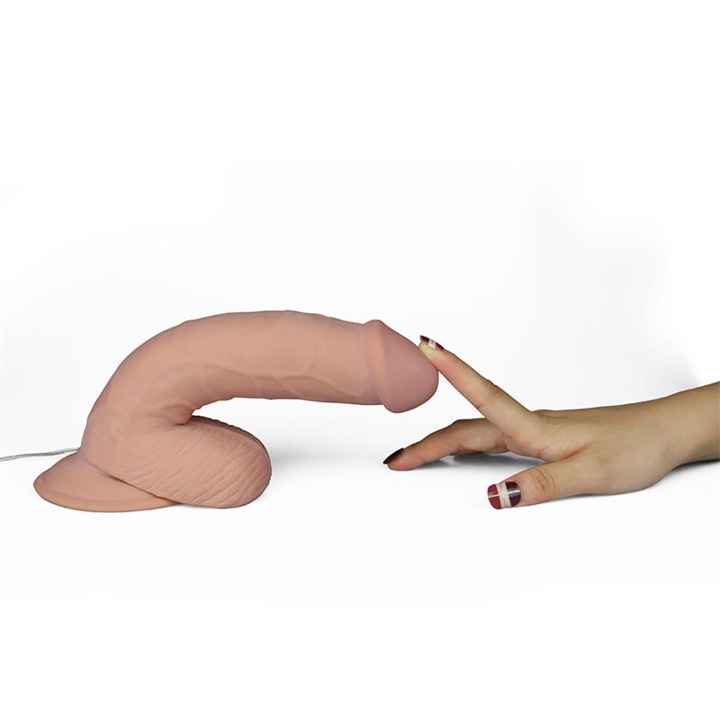 Lovetoy dildo The Ultra Soft Dude con Vibración 8.8 Natural