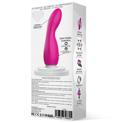 Latetobed vibrador de silicona "Douby"