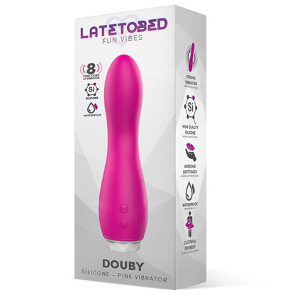 Latetobed vibrador de silicona "Douby"
