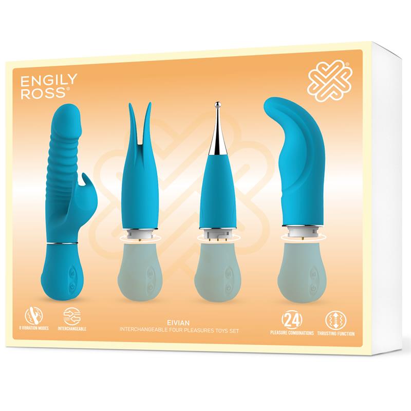 Engily Ross kit vibrador y thrusting intercambiable "Eivian"