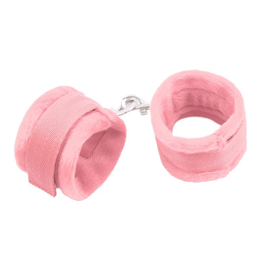 Intoyou "Fetish Line" esposas de tela con velcro para muñecas con pelo rosa