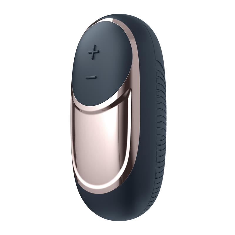 Satisfyer vibrador lay-on de superficie ancha "Dark Desire" - Azul oscuro