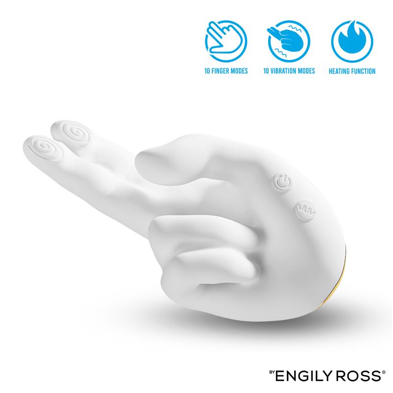 Engily Ross estimulador finger con efecto calor "Flirty Hand"