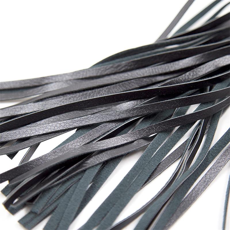 Black Sapphire flogger de cuero vegano "Sapphire"