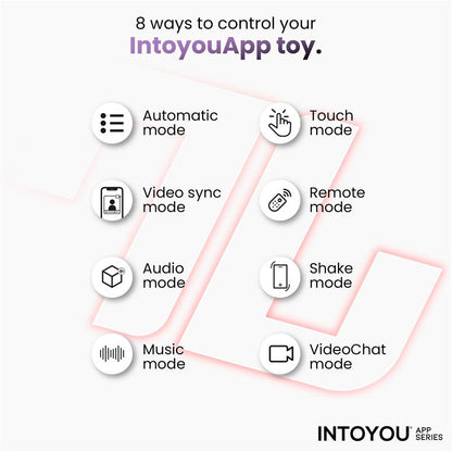 Intoyou App Series vibrador con biting y bola rotativa "Franky"